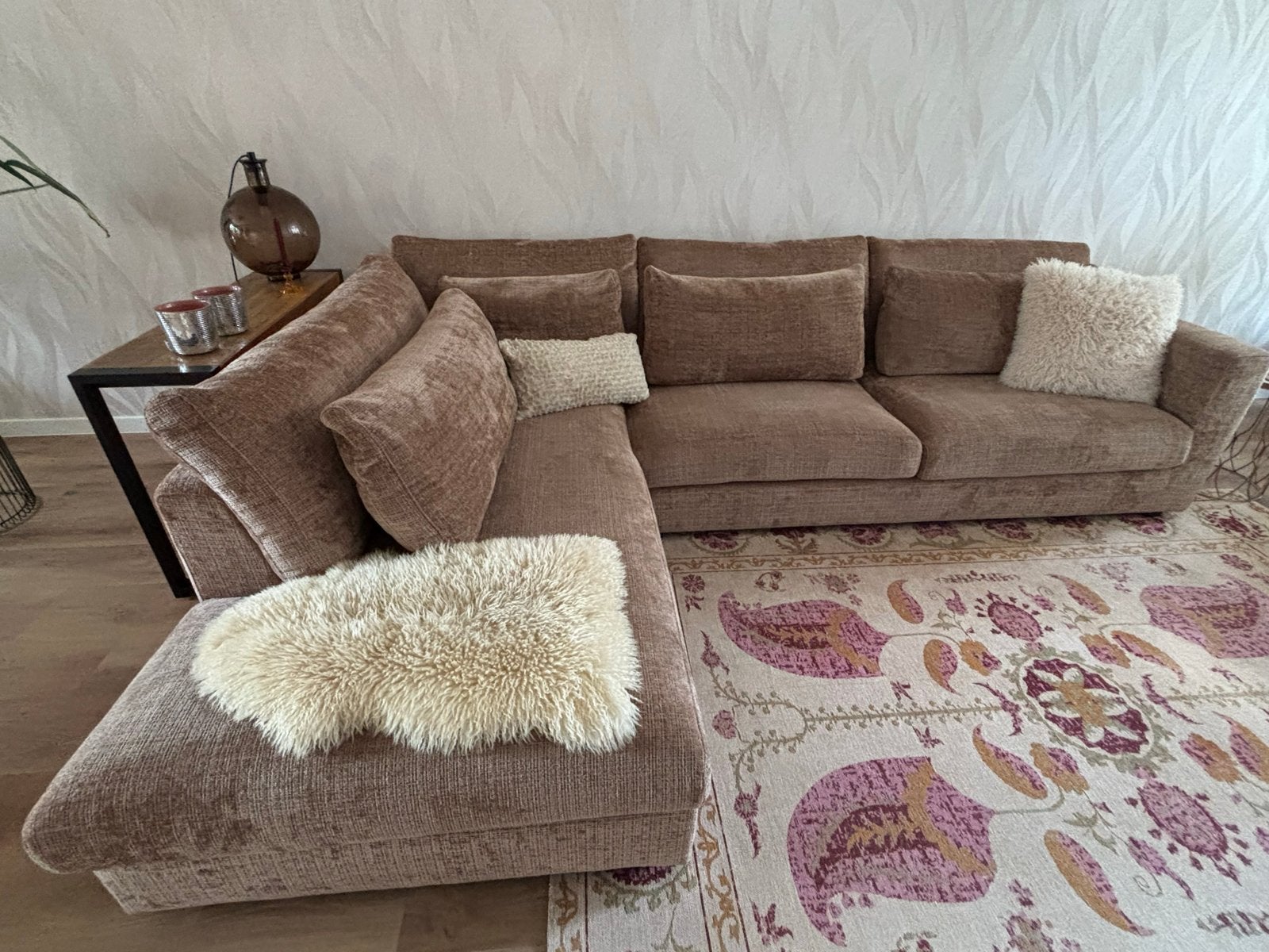 Comfortabele Hoekbank - Zo goed als nieuw, Ophalen, 100 tot 125 cm, Hoekbank, 300 cm of meer