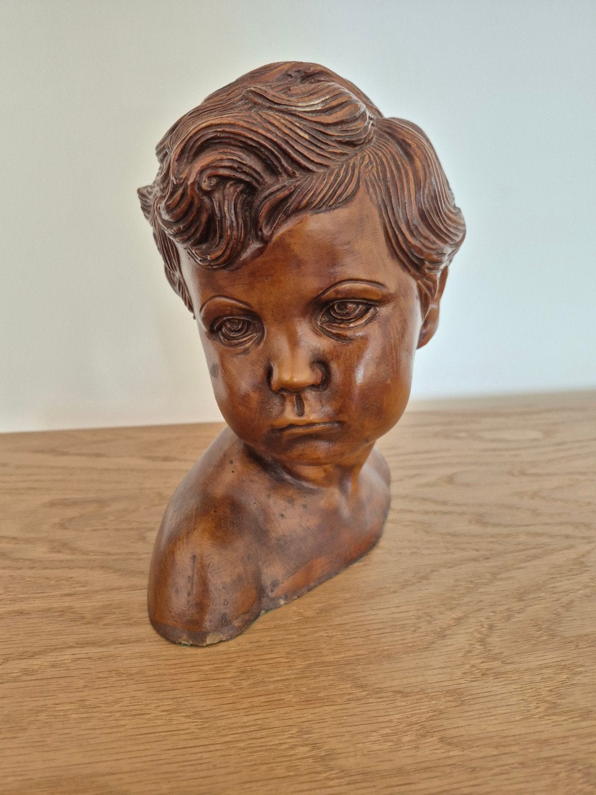 Vintage  Buste van een Kind, Overige onderwerpen, Minder dan 20 cm, Buste, Ophalen of Verzenden