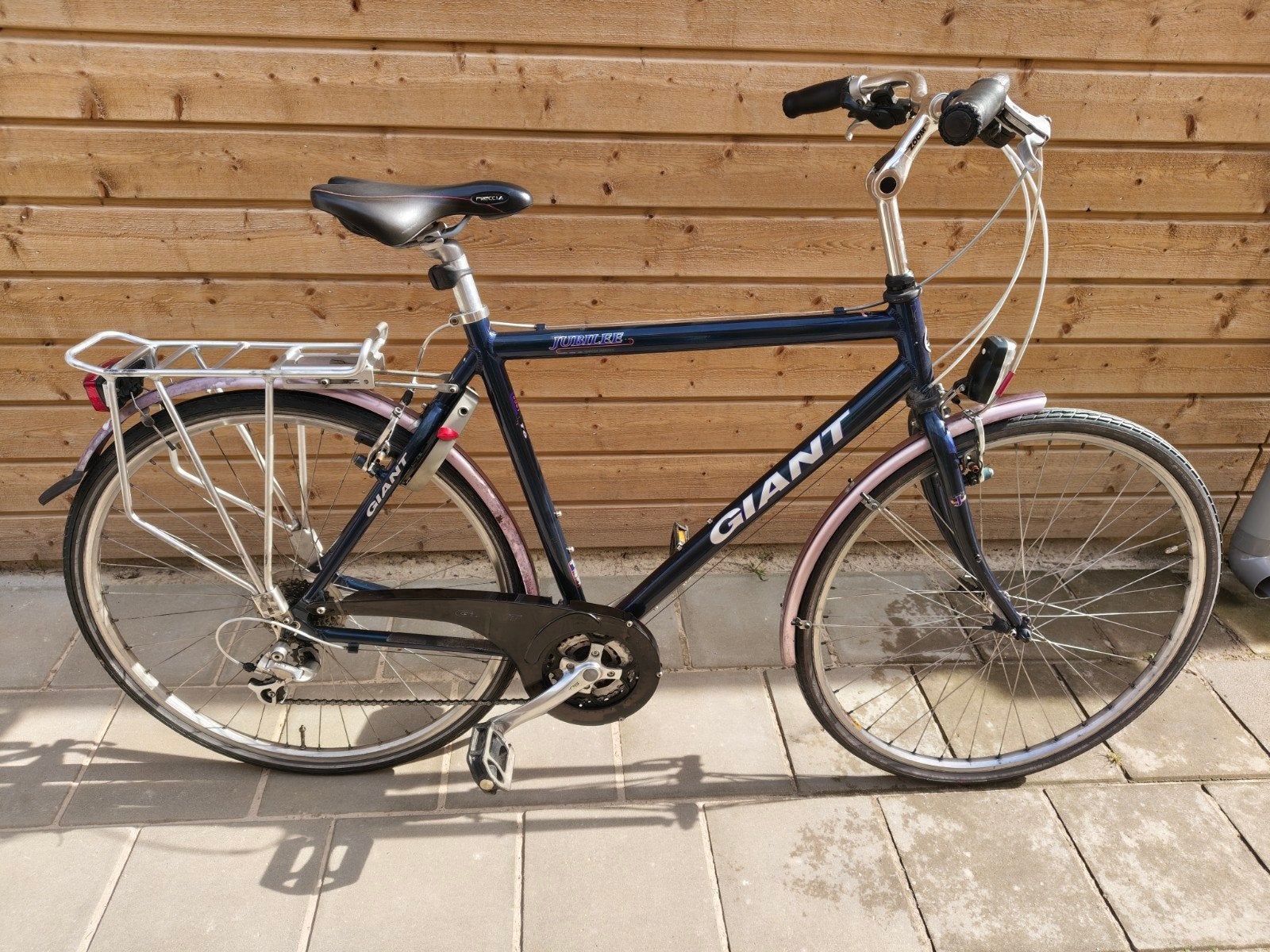 Giant Jubilee Special Edition Herenfiets 57 cm, Fietsen en Brommers, Ophalen, Gebruikt, Velgrem, Versnellingen