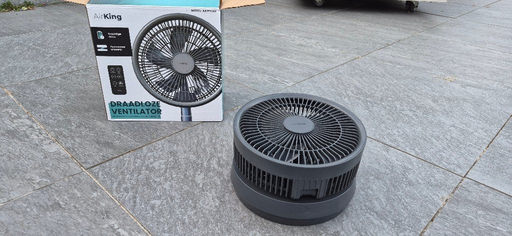 Draagbare ventilator, Ophalen of Verzenden, Zo goed als nieuw, Tafelventilator