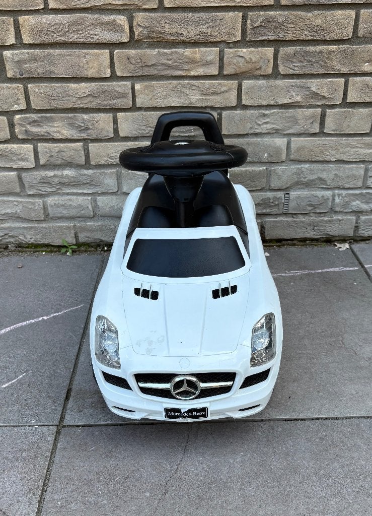 Eco Toys Wit Mercedes Benz Loopauto, Ophalen, Gebruikt