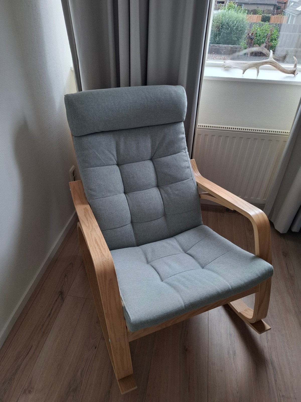 IKEA POÄNG schommelstoel, Ophalen, Zo goed als nieuw, 75 tot 100 cm, 50 tot 75 cm