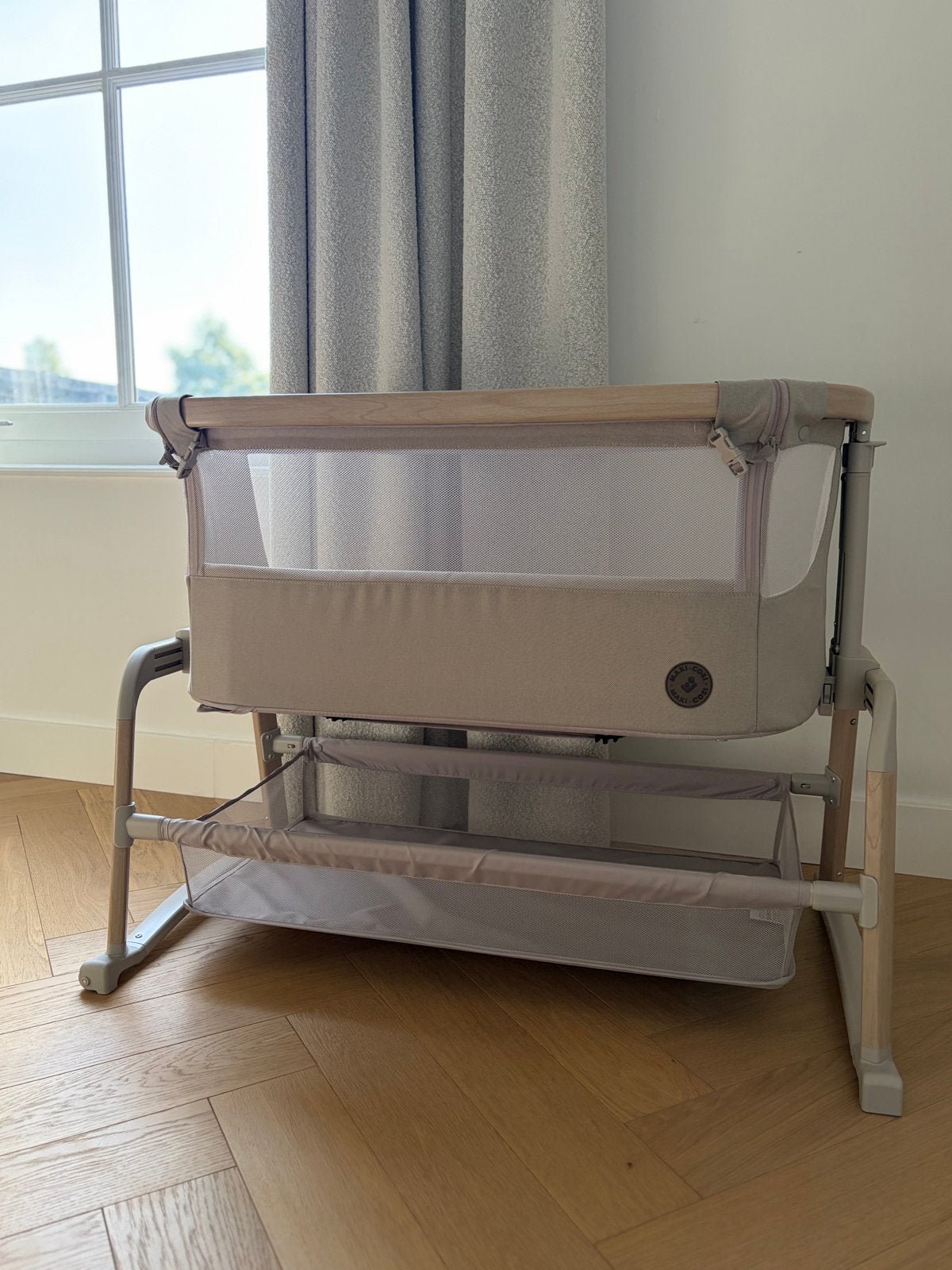 Maxi-Cosi Iora Air Co-Sleeper Wieg met hoeslaken aerosleep, Ophalen, Zo goed als nieuw, Wieg