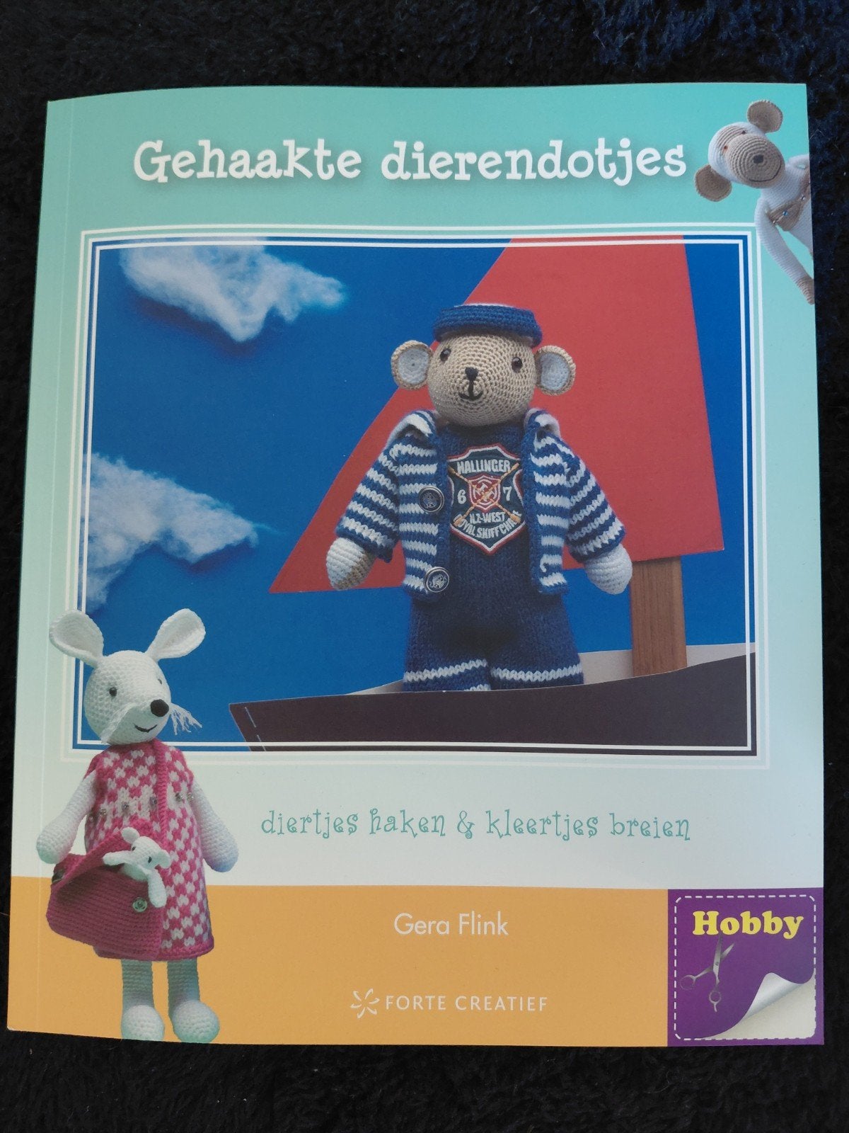 Gehaakte dierendotjes - Haakpatronen boek, Verzenden, Zo goed als nieuw, Haken, Patroon of Boek