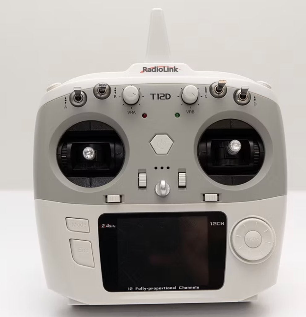 Radiolink T12D 12-kanaals Zender + R7FG Ontvanger (Mode 2), Hobby en Vrije tijd, Modelbouw | Radiografisch | Overige, Ophalen of Verzenden