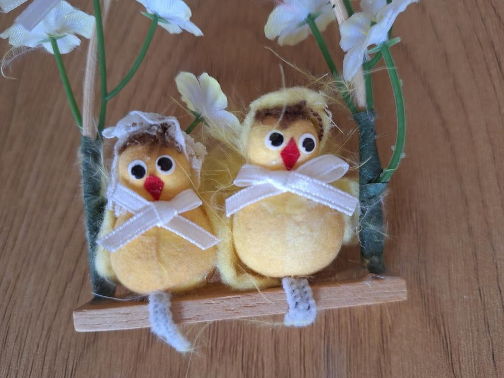 Vintage Flock paas hanger, Antiek en Kunst, Ophalen of Verzenden