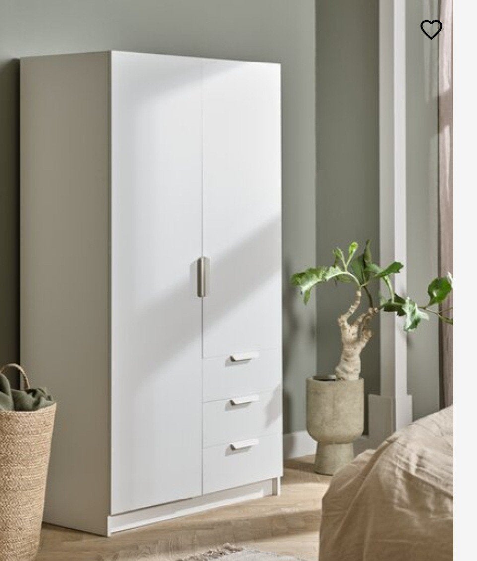 Kledingkast Jysk, Ophalen, 50 tot 100 cm, 150 tot 200 cm, Overige houtsoorten