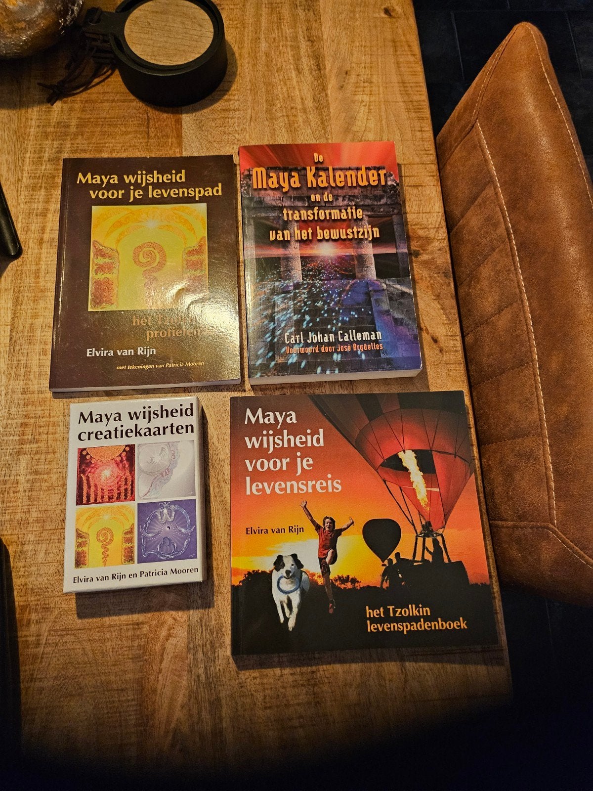 Maya Wijsheid Boeken & Creatiekaarten Set, Boeken, Achtergrond en Informatie, Spiritualiteit algemeen, Elvira van Rijn, Carl Johan Calleman, Patricia Mooren