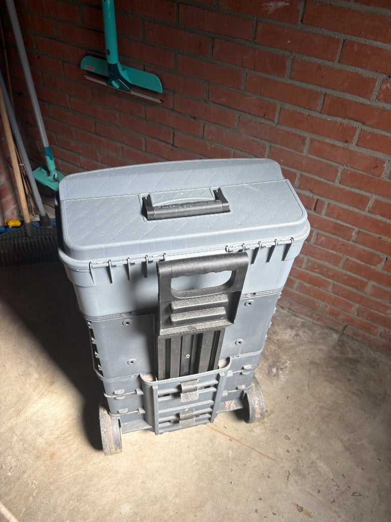 Gereedschap kist op wielen, Ophalen of Verzenden, Gevuld, Gebruikt