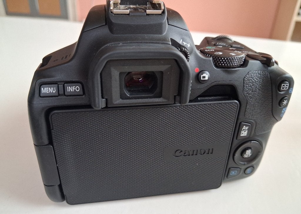 Canon EOS 250D Spiegelreflexcamera met EF-S 18-55mm lens, Audio, Tv en Foto, Spiegelreflex, Accu, Canon, Ophalen of Verzenden