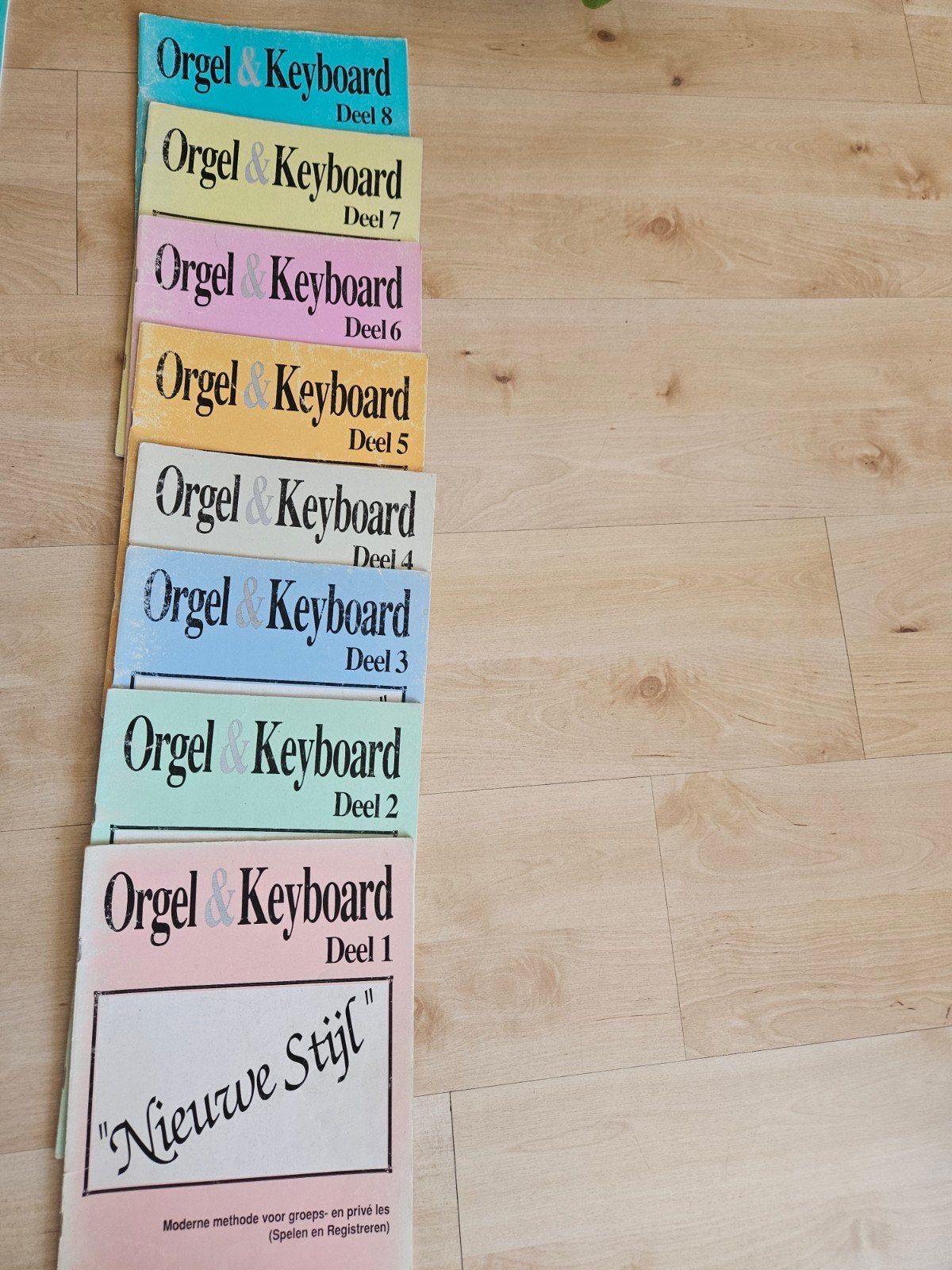 Orgel & Keyboard lesboeken - Deel 1 t/m 8, Muziek en Instrumenten, Ophalen of Verzenden
