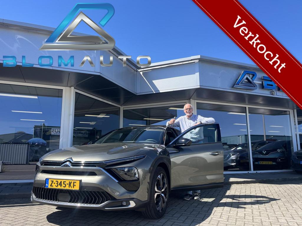 Citroen C5 X 1.6 Plug-in Hybrid 225 Shine MASSAGE+PANO+TREKH, Auto's, Citroën, 1350 kg, Gebruikt, 4 cilinders, Leder