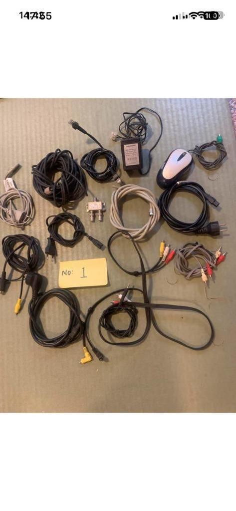 Kabeltjes/audio/tv/elektro/muis/travo/etc., Ophalen of Verzenden, Gebruikt, Minder dan 2 meter