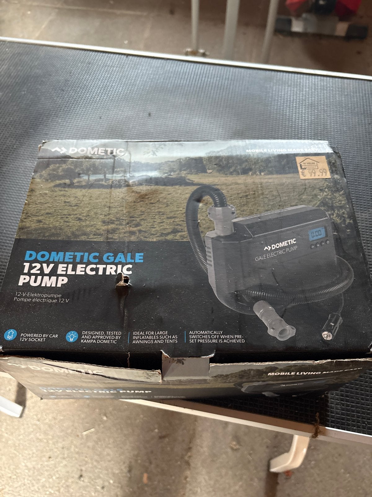 Dometic Gale 12V Elektrische Pomp voor Opblaasbare Artikelen, Caravans en Kamperen, Kampeeraccessoires, Ophalen of Verzenden, Nieuw