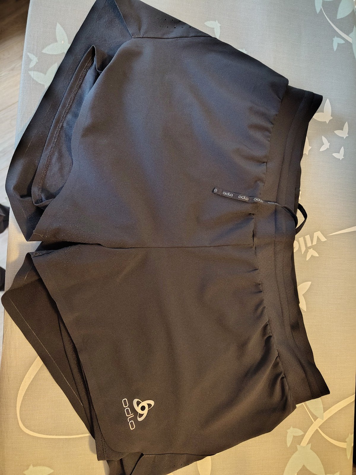 Odlo korte hardloopbroek dames maat m (valt groter), Maat 38/40 (M), Zwart, Ophalen of Verzenden, Zo goed als nieuw