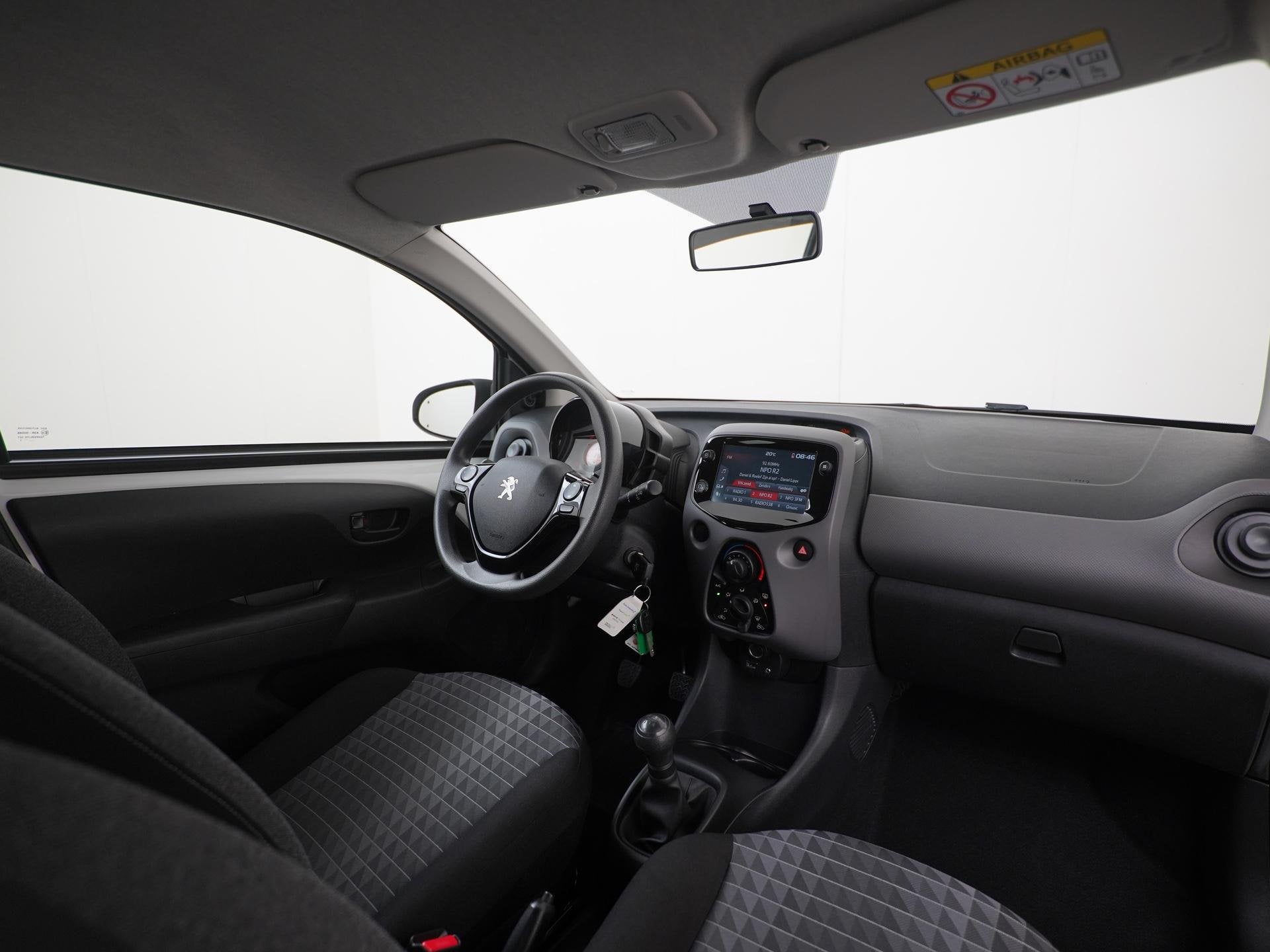 Peugeot 108 1.0 e-VTi Active | Camera | Apple/Android Carpla, Auto's, Voorwielaandrijving, Stof, Gebruikt, Euro 6