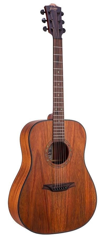 Bromo BAT1M Massief Mahonie Dreadnought Gitaar, ., Nieuw, Ophalen of Verzenden, .