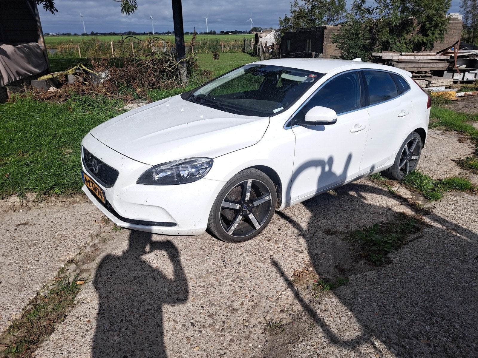 Volvo V40 1.6 D2 115PK 2013 Wit, Auto's, Voorwielaandrijving, 4 cilinders, Wit, Origineel Nederlands