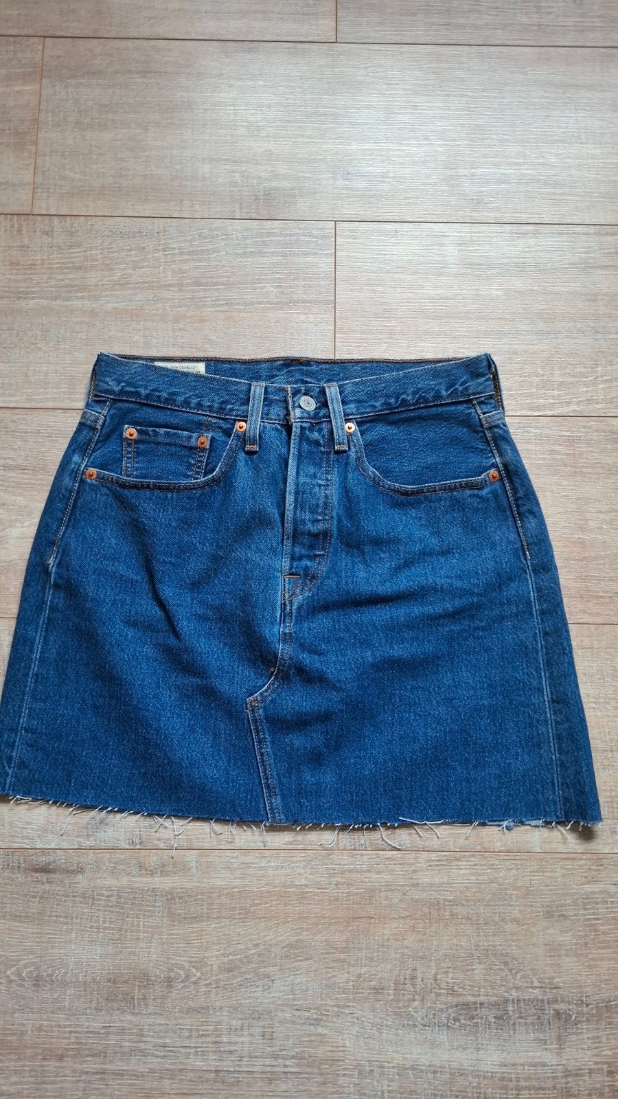 Levi's  spijkerrok - Maat 27, Blauw, Ophalen of Verzenden, Zo goed als nieuw, Maat 36 (S)