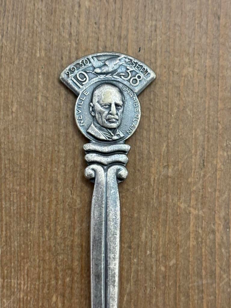 lepeltje Neville Chamberlain Peace for our Time 1938, Verzamelen, Militaria | Tweede Wereldoorlog, Ophalen of Verzenden, Duitsland