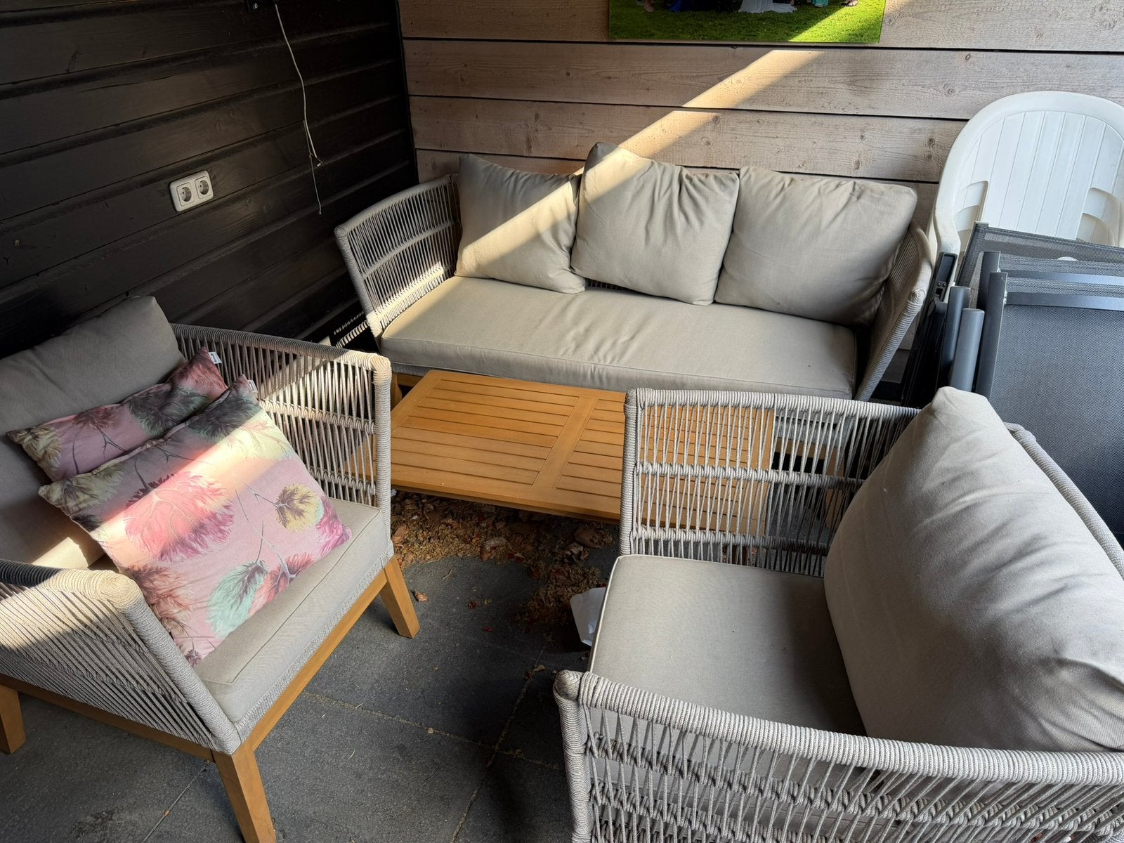 4 delige loungeset, Ophalen, 5 zitplaatsen, Gebruikt, Loungeset