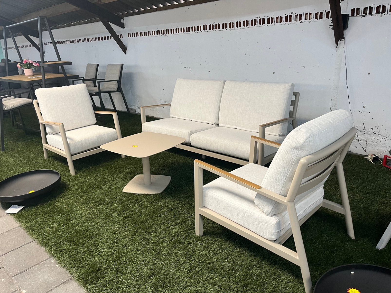 Luxe aluminium loungeset all weather NU €699!!!, Tuin en Terras, Ophalen, Nieuw, Aluminium