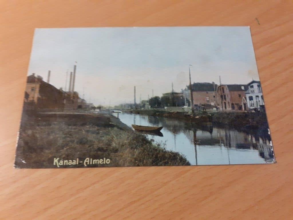 Kanaal Almelo  1907, Ophalen of Verzenden, Voor 1920, Gelopen, Overijssel