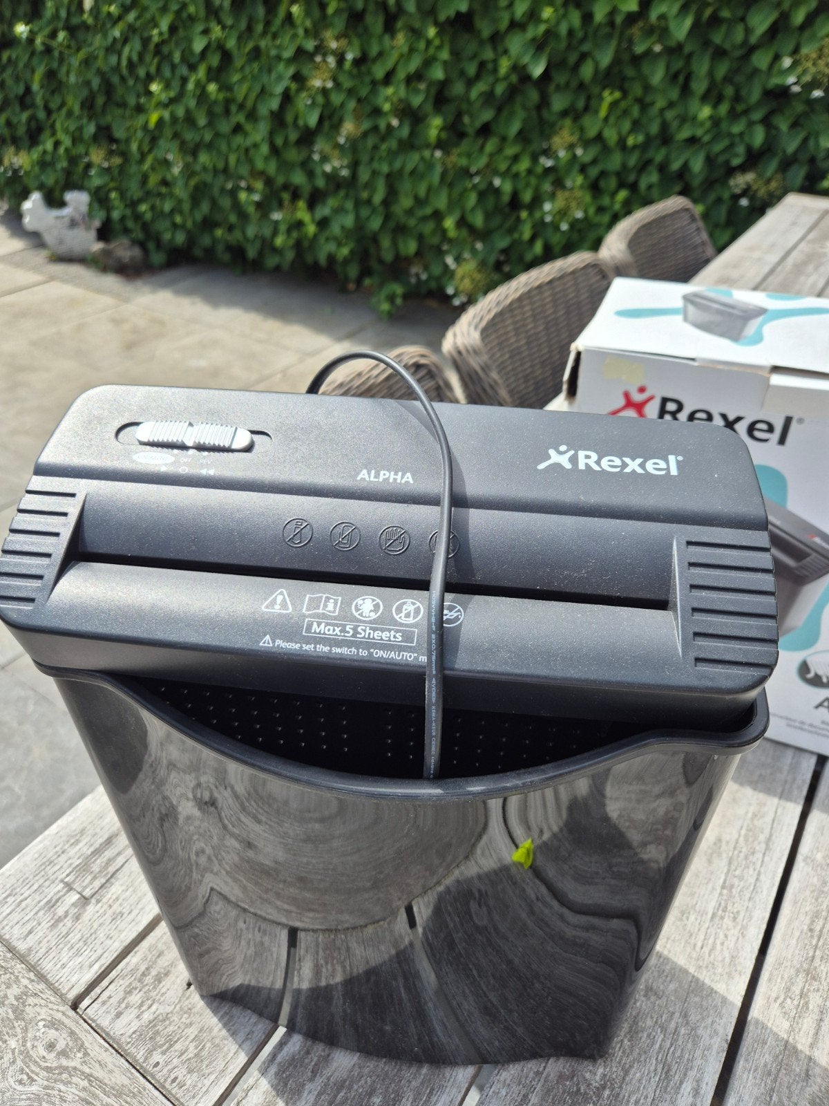 Rexel Alpha Papiervernietiger Stroken, Witgoed en Apparatuur, Overige Witgoed en Apparatuur, Nieuw, Ophalen