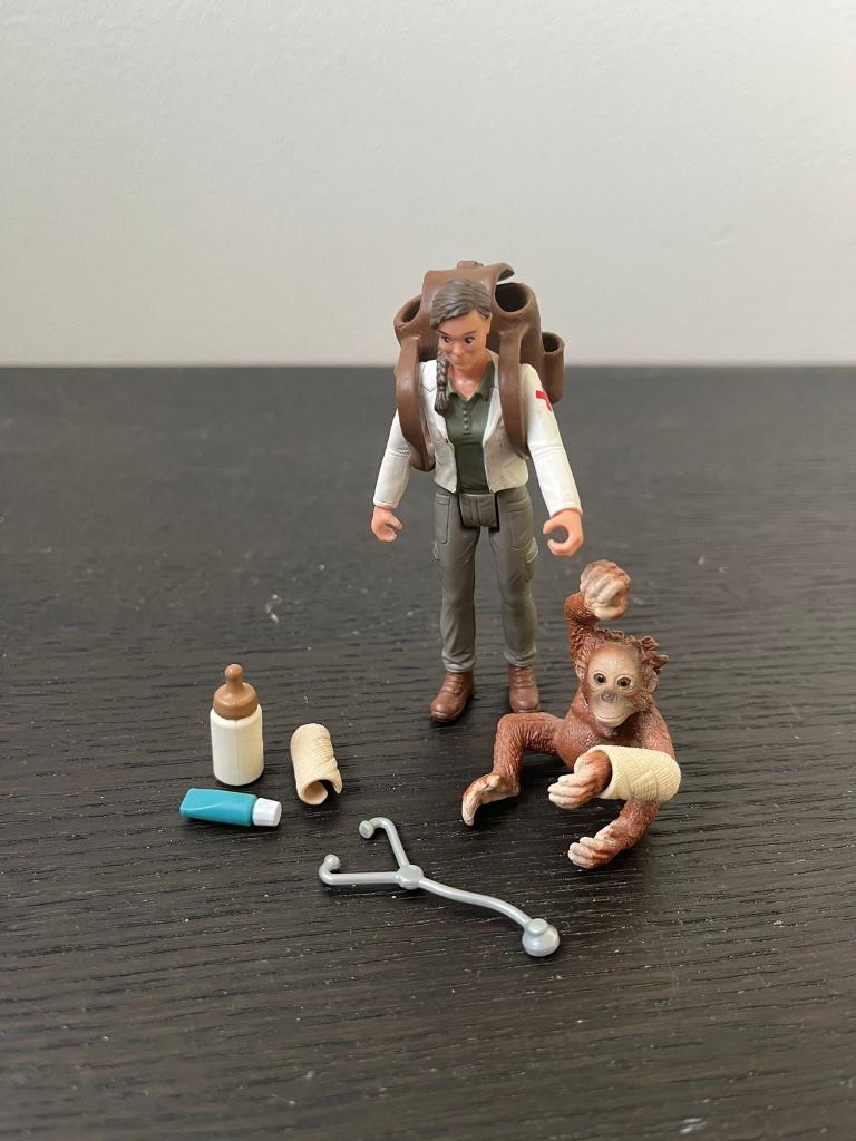 Schleich wildlife dierenarts en overlevingspakket, Verzamelen, Speelgoed, Ophalen, Zo goed als nieuw