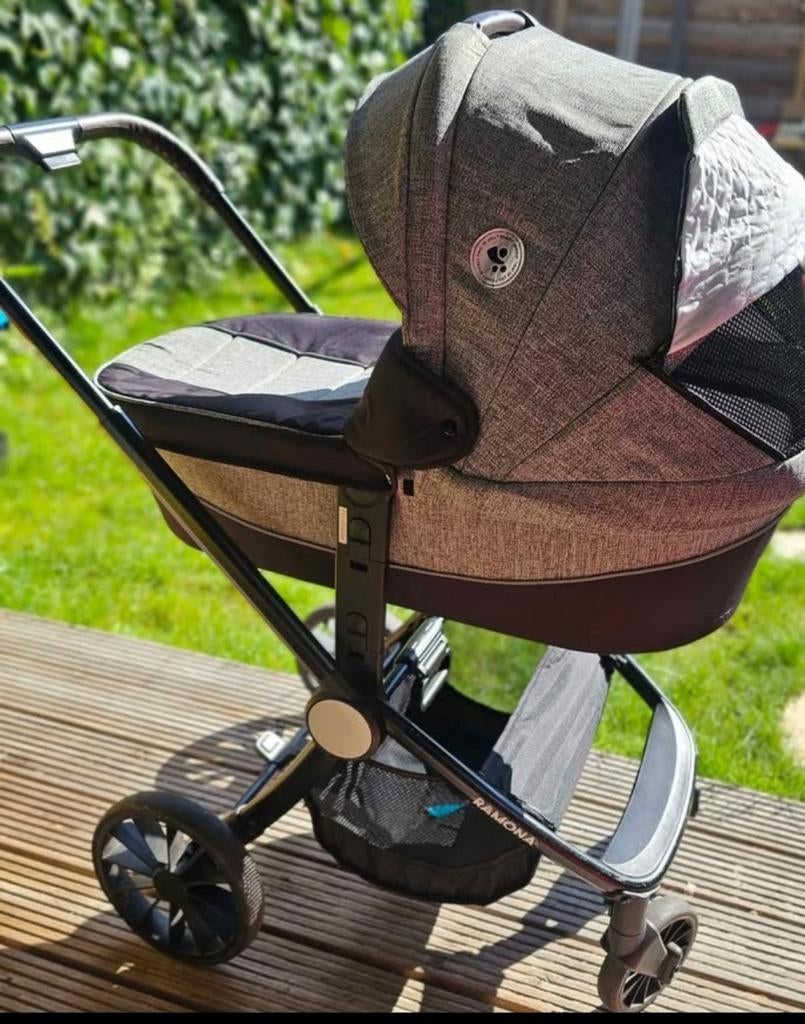 3 in 1 kinderwagen met voetenzak en luiertas, Kinderen en Baby's, Kinderwagens en Combinaties, Ophalen of Verzenden, Zo goed als nieuw