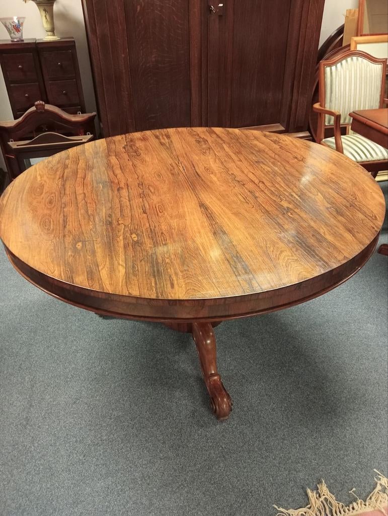 Antieke Victoriaanse Palissander houten Tilttop Nieuw Staat