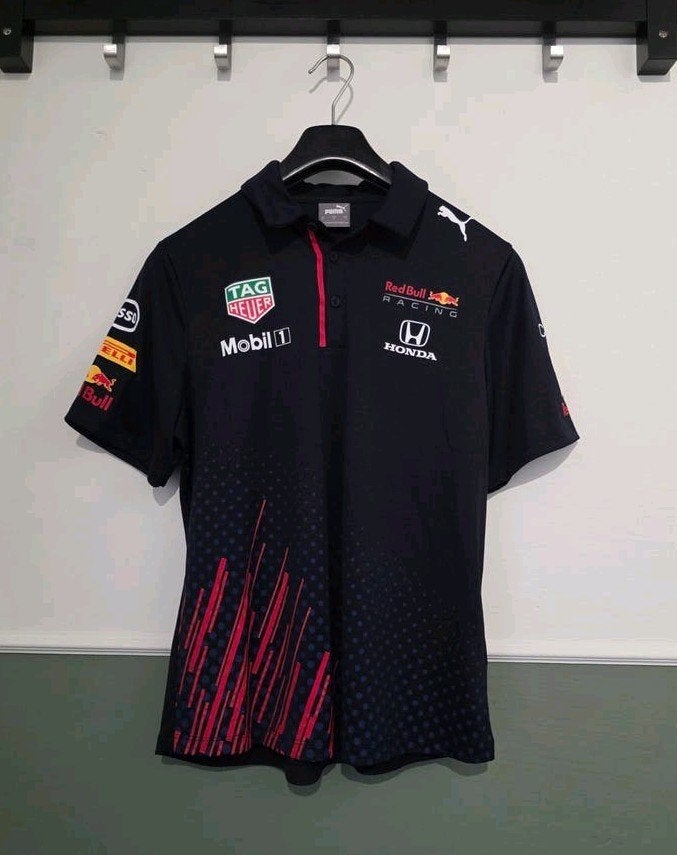 Puma Red Bull Racing polo shirt maat L 2021 Max Verstappen, Ophalen of Verzenden, Zo goed als nieuw, Formule 1