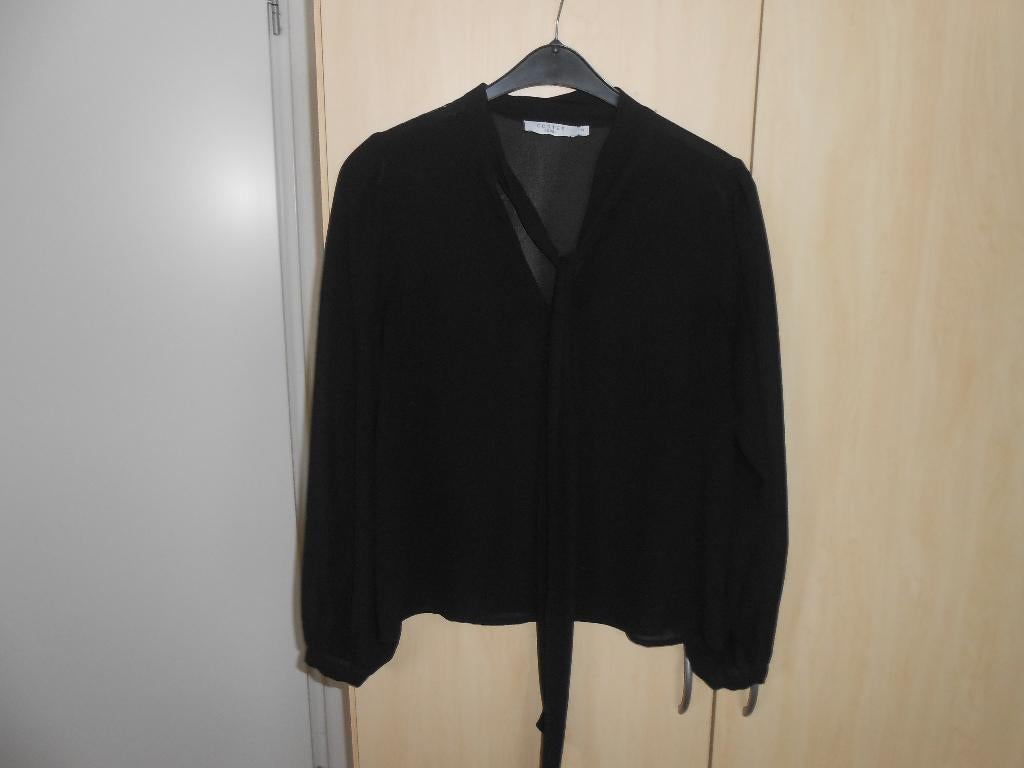 Mooie zwarte blouse maat M Costes, Maat 38/40 (M), Zwart, Ophalen of Verzenden, Zo goed als nieuw