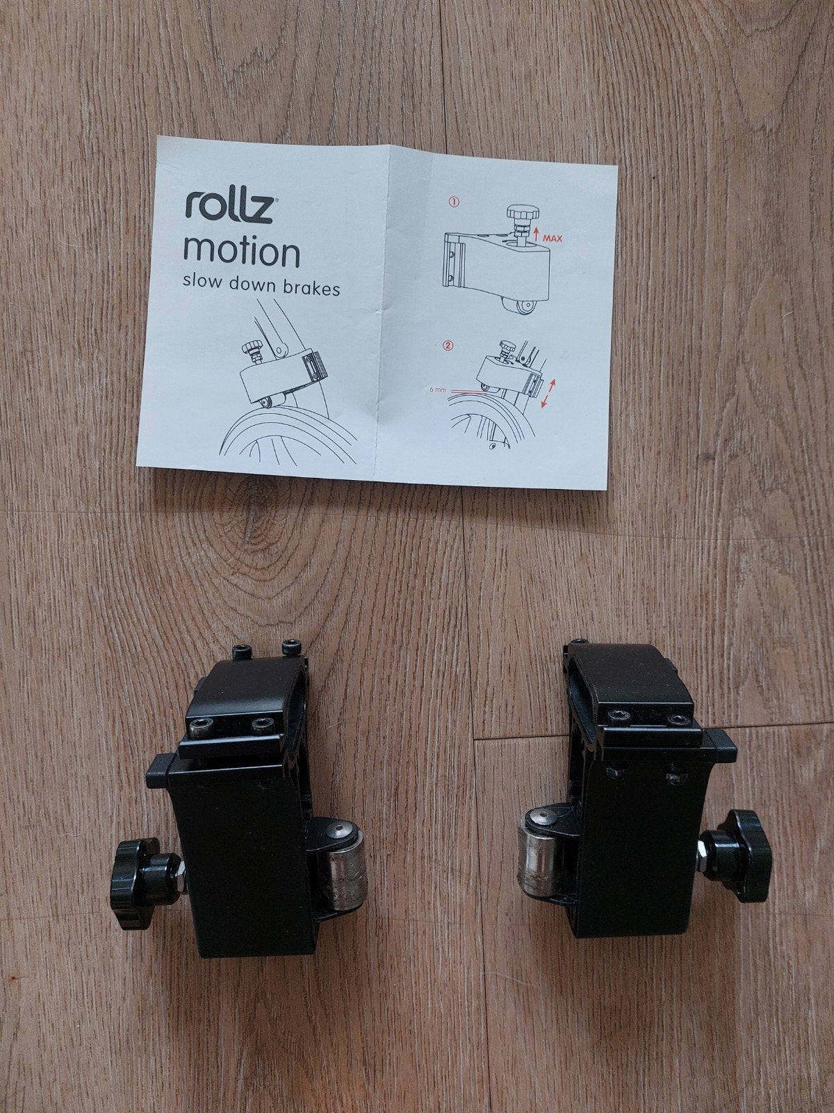 rollz motion  slow down brakes of dienblad rollator rolstoel, Ophalen of Verzenden, Duwrolstoel