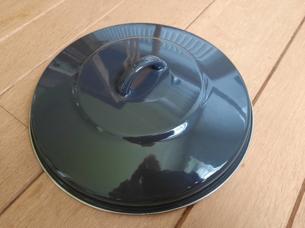 Deksel voor BK braadpan - grijs - ø 25 cm, Ophalen of Verzenden, Gietijzer