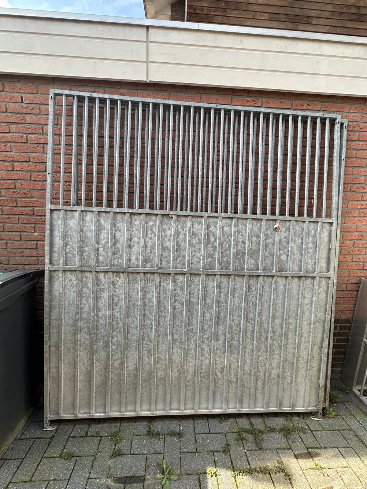 2 gegalvaniseerde kenneldelen, Ophalen of Verzenden, Zo goed als nieuw, 110 cm of meer, 100 cm of meer