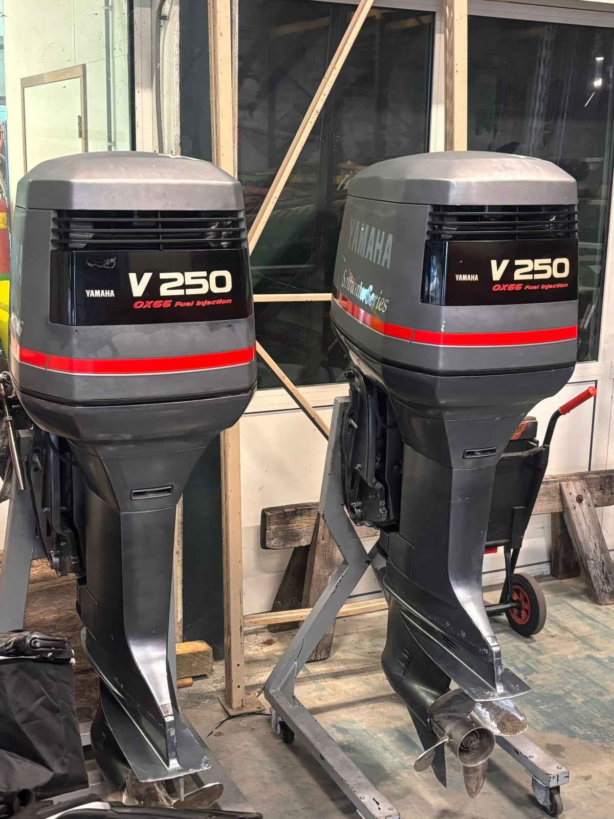 2X YAMAHA 250 OX66 injectie autolube hpdi 500pk!, Watersport en Boten, Ophalen, Gebruikt, -, -
