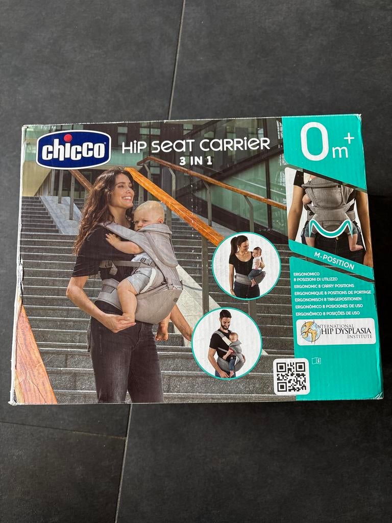 Chicco Hip Seat Carrier 3-in-1 Draagzak Hazelwood, Kinderen en Baby's, Babydragers en Draagdoeken, Ophalen of Verzenden, Zo goed als nieuw