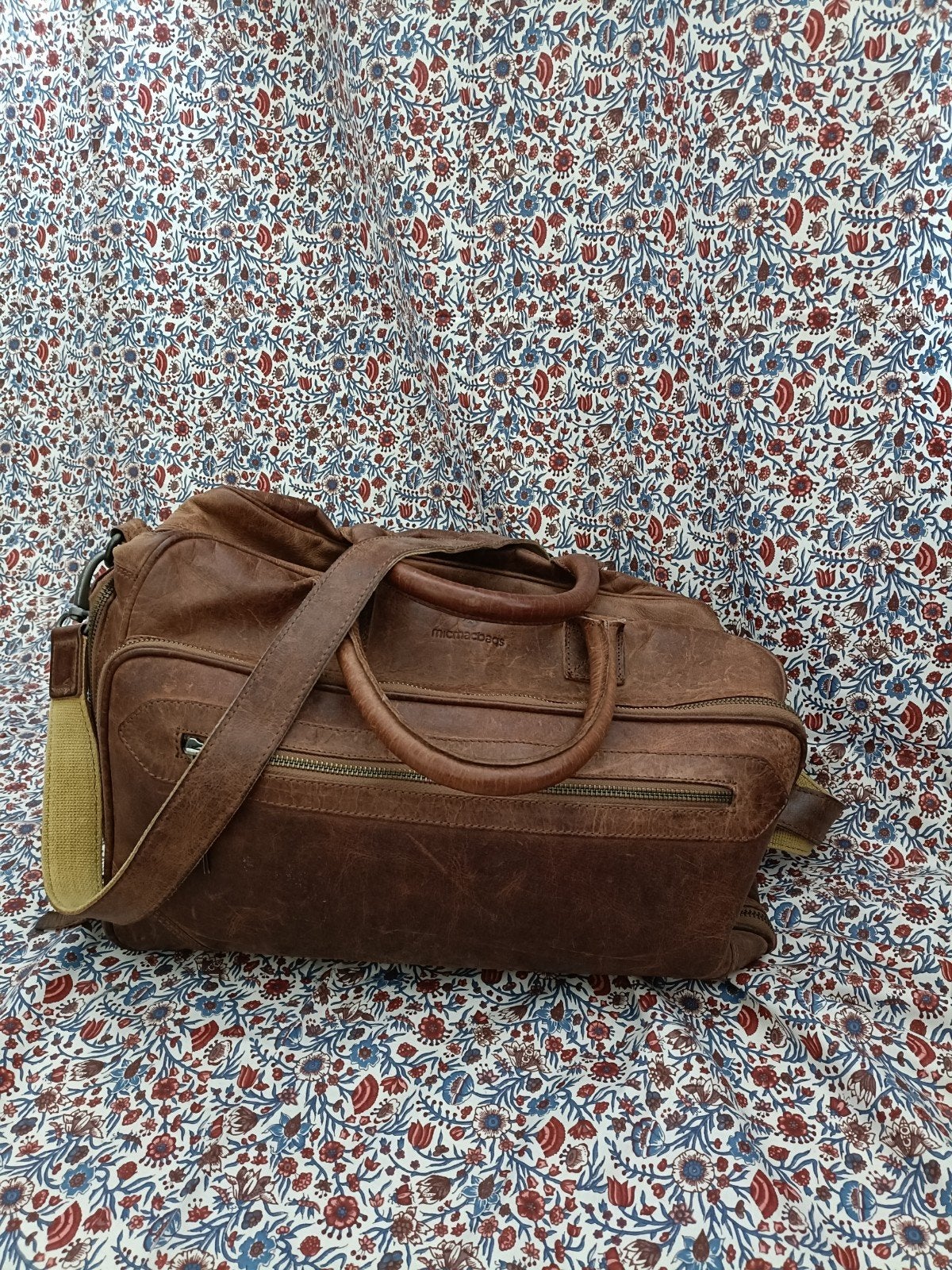 Micmacbags Leren Luiertas - Bruin, Bruin, Gebruikt, Ophalen, Verzorgingstas