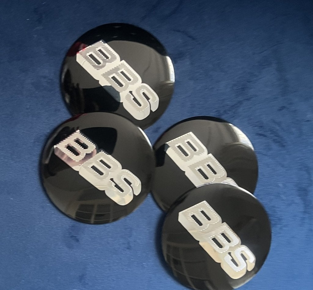 BBS PLAK EMBLEEM 65 MM FRIS JE WIELEN OP ALLU ACHTERKANT, Ophalen of Verzenden, Nieuw