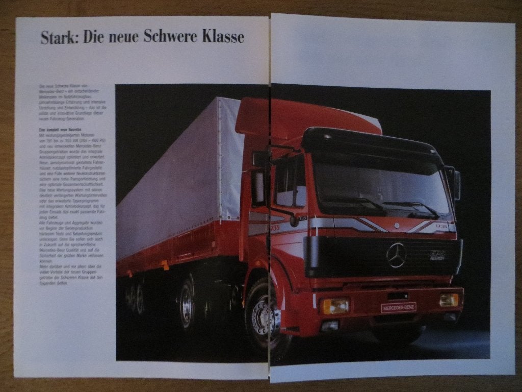 Mercedes-Benz Die neue Getriebe. Die neue schwere Klasse, Ophalen of Verzenden, Nieuw, Mercedes