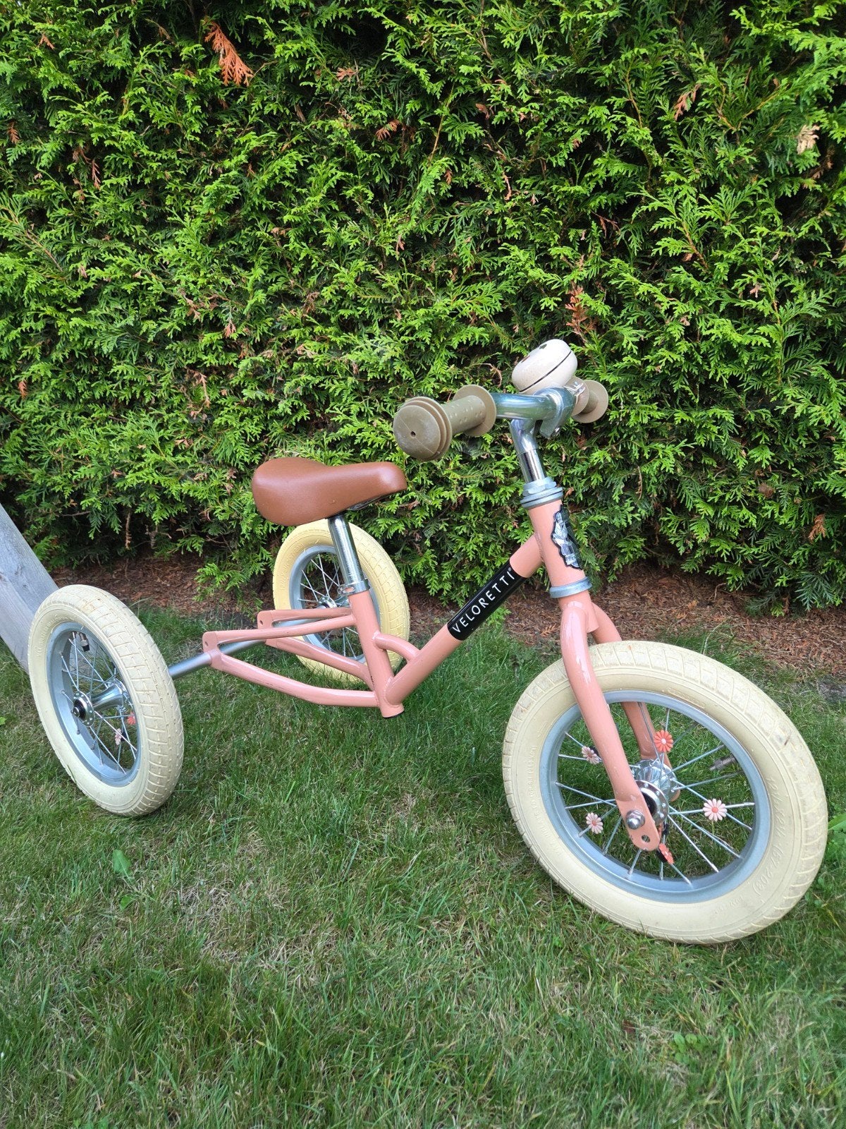 Veloretti tricycle/driewieler loopfiets - blazing salmon, Ophalen, Gebruikt, Minder dan 16 inch, Veloretti