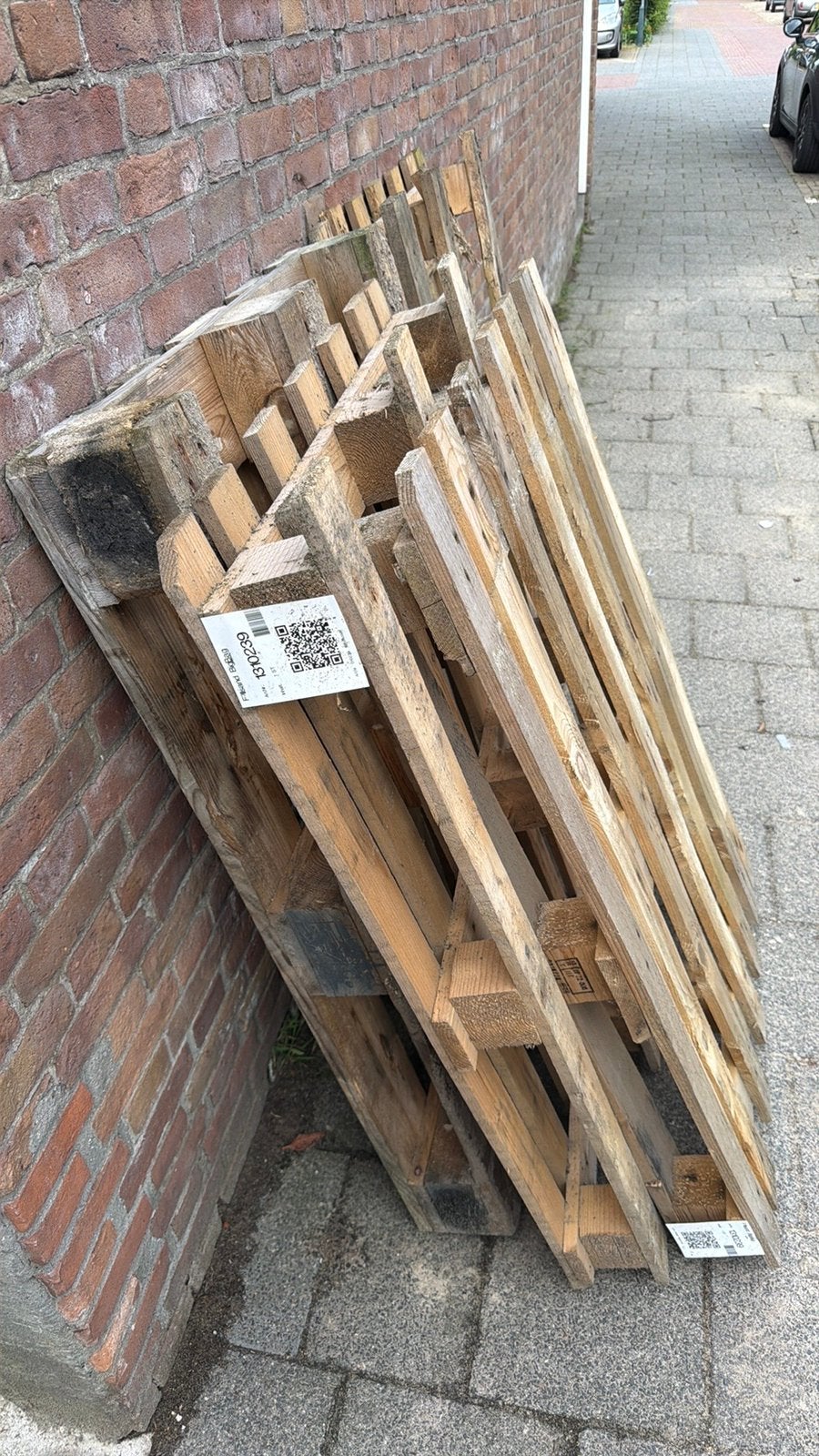Europallets gratis, Doe-het-zelf en Verbouw, Hout en Planken, Ophalen, Gebruikt, 25 tot 50 mm, Pallet