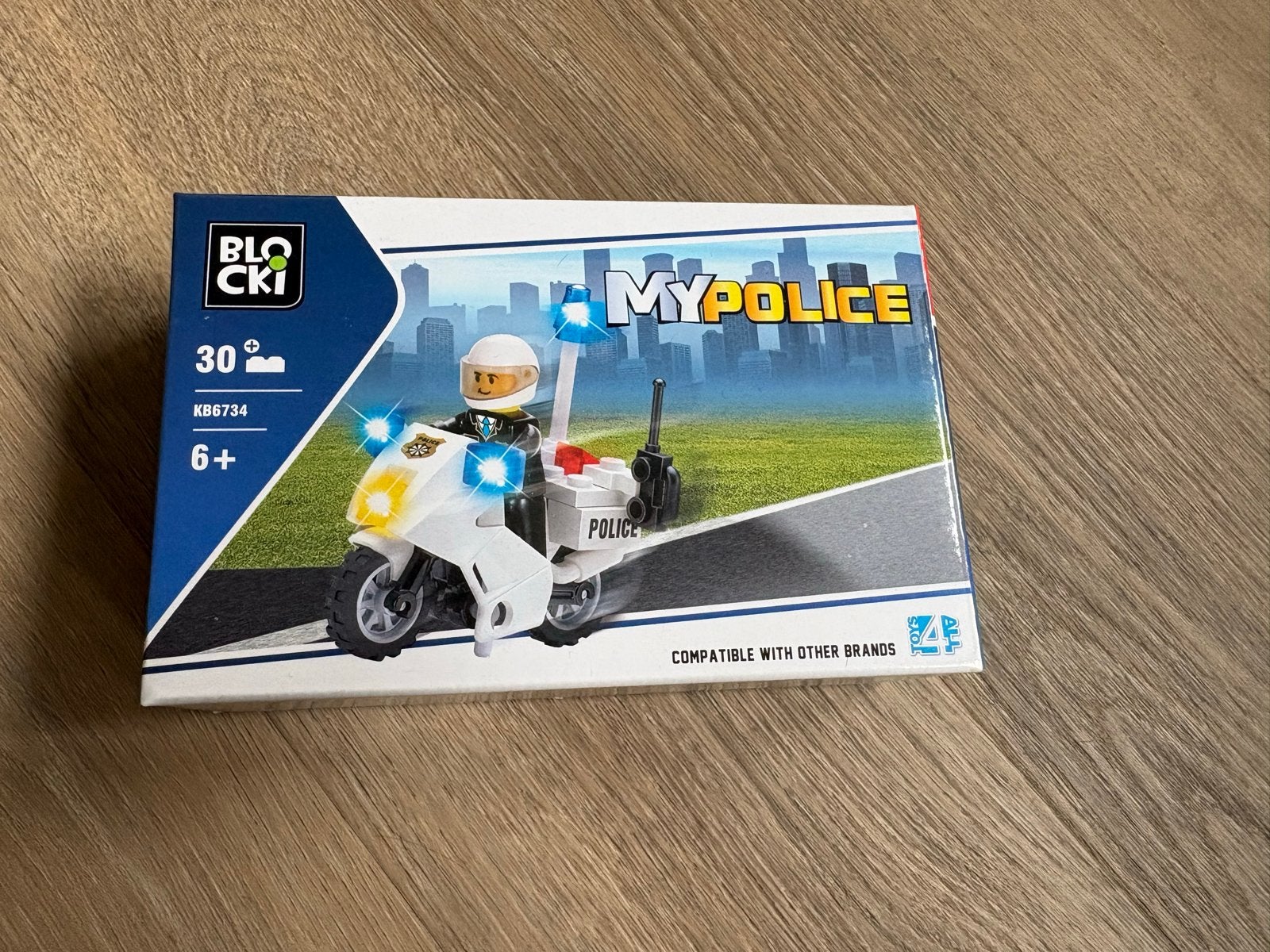 Nieuw Blocki MyPolice bouwstenen - Politie motor KB6734, Ophalen of Verzenden, Nieuw, Overige merken