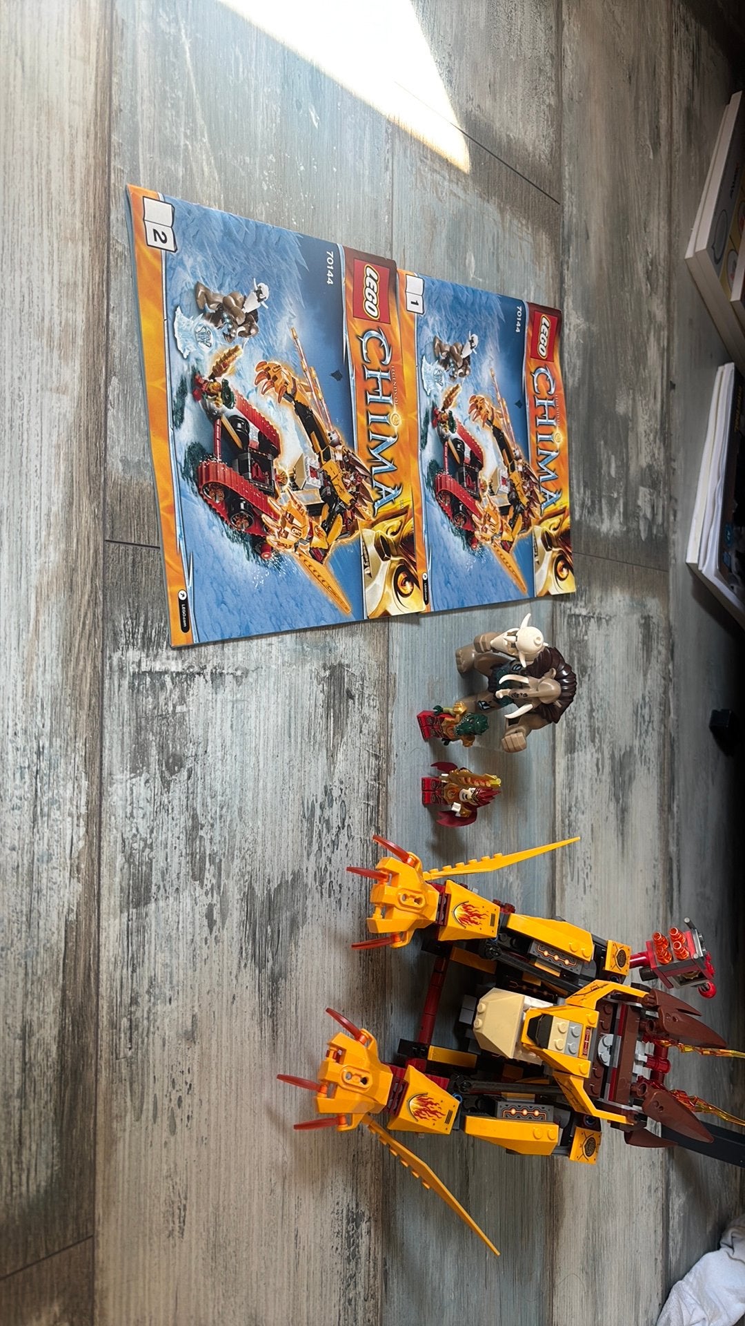 Lego Chima 70144 Laval’s Fire Lion, Lego, Ophalen of Verzenden, Zo goed als nieuw, Compleet