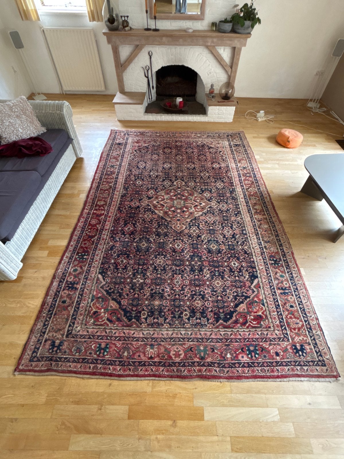 Handgeknoopt Perzisch tapijt - Klassiek patroon, Huis en Inrichting, Stoffering | Tapijten en Kleden, Ophalen, Gebruikt, 200 cm of meer