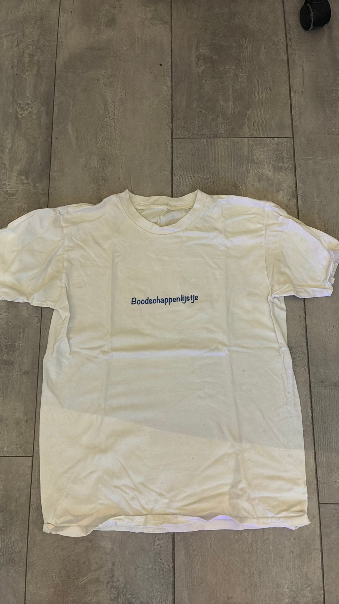 Bankzitters boodschappenlijstje t shirt. Maat xs, Ophalen of Verzenden, Gedragen, Maat 46 (S) of kleiner