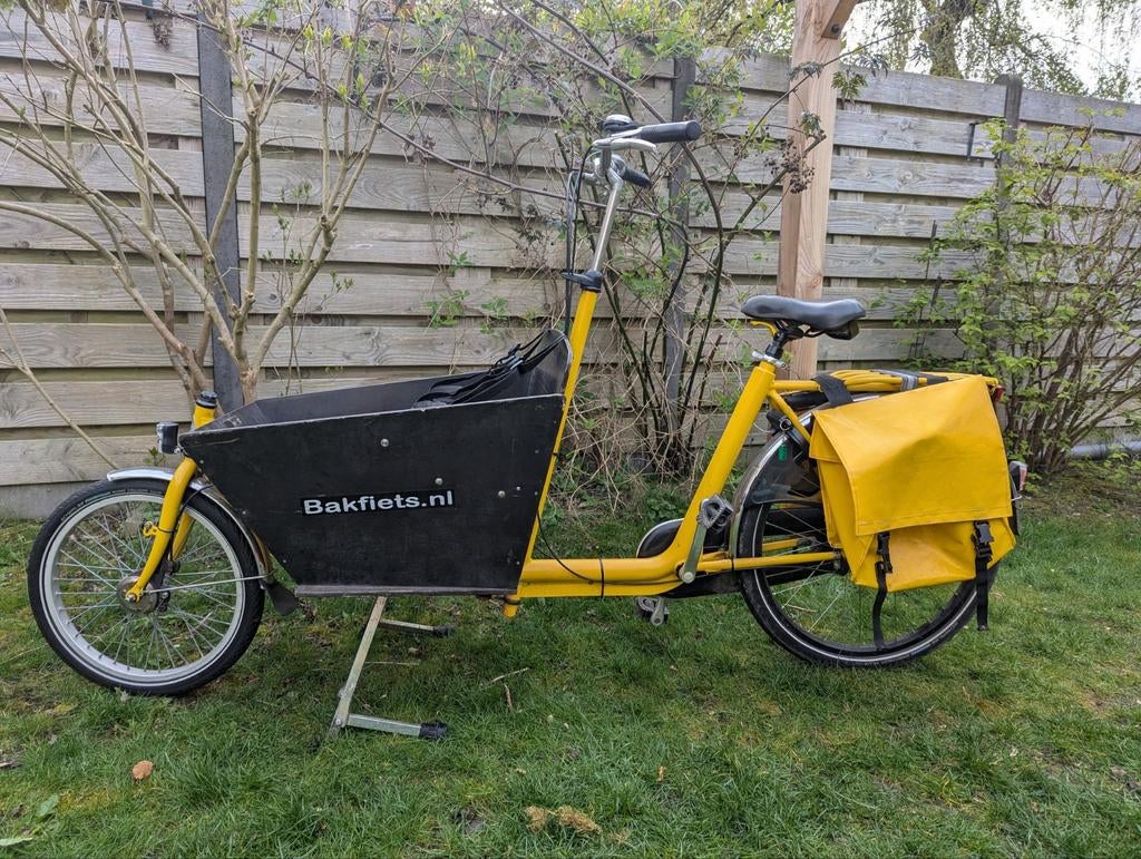 Bakfiets .nl - met dekzeil, Ophalen, Gebruikt, 2 kinderen, Huif