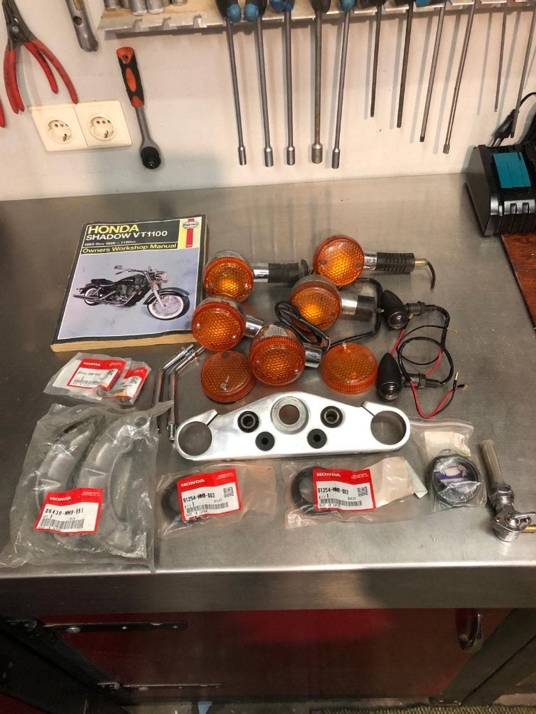 onderdelen honda shadow, Ophalen
