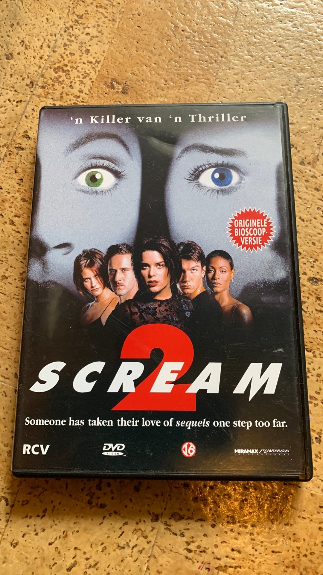Scream 2 DVD - Originele Bioscoopversie, Vanaf 16 jaar, Ophalen of Verzenden, Zo goed als nieuw, Actiethriller